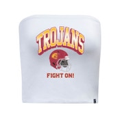USC Trojans Women's Hype & Vice White Tube Top